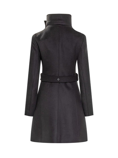 Courrèges Courrèges Wool Coat With Asymmetrical Collar