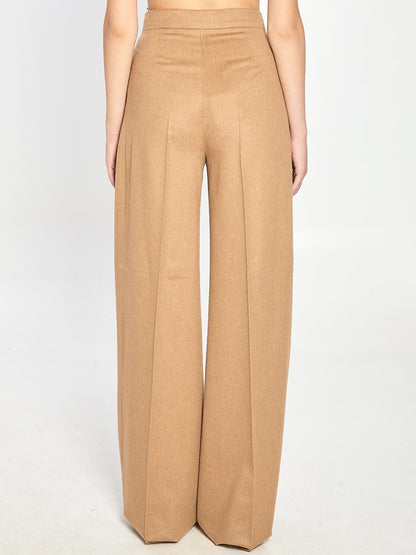 Camel Flare Trousers