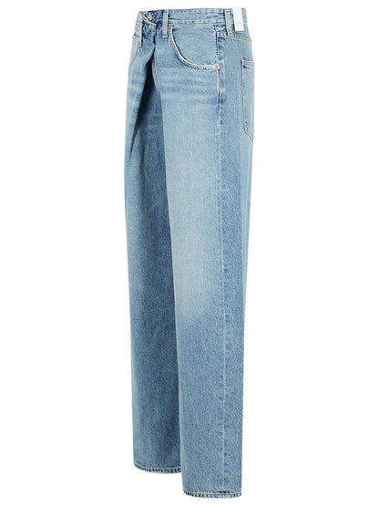 Agolde 'Vana' Blue Denim Jeans
