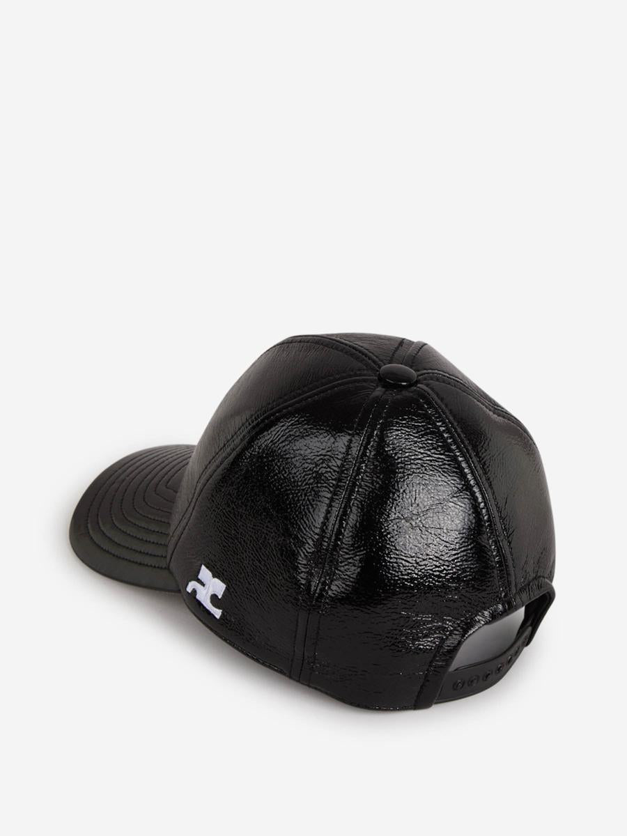 Courrèges Patent Logo Cap