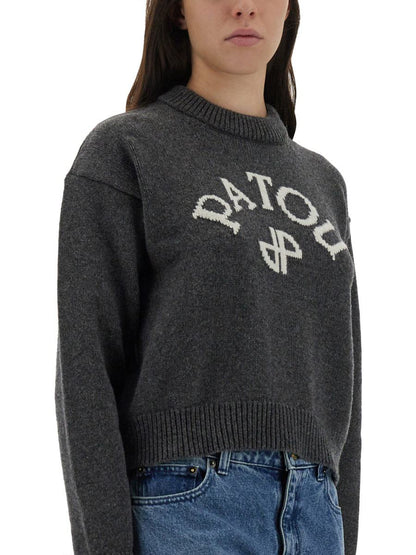 Patou Jersey With Logo And Monogram "Jp"