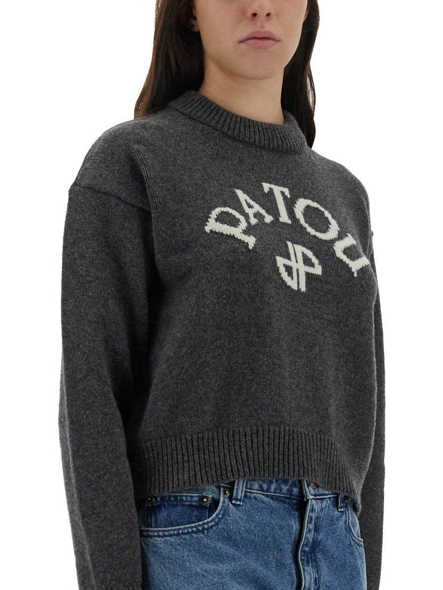 Patou Jersey With Logo And Monogram "Jp"