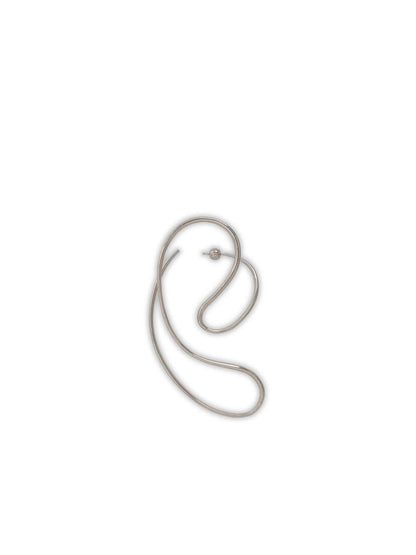 Panconesi Silver 'P Continua Large' Earrings