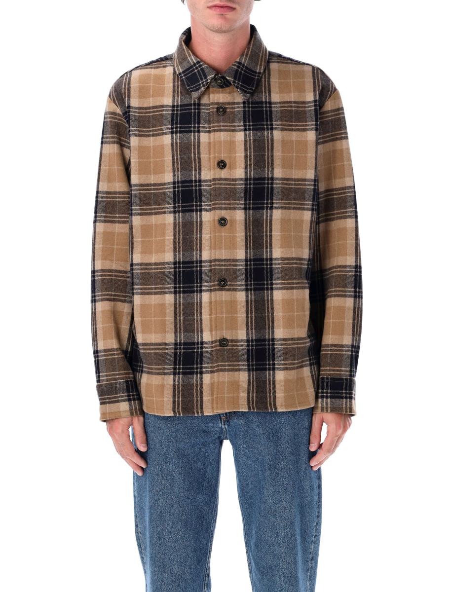 A.P.C. Bobby Tartan Wool Overshirt