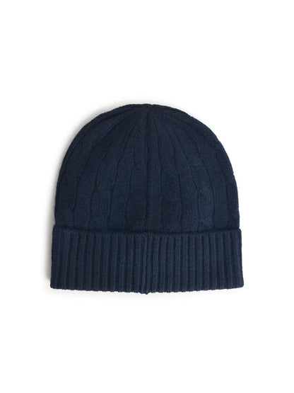 Polo Ralph Lauren Navy Wool Blend Beanie