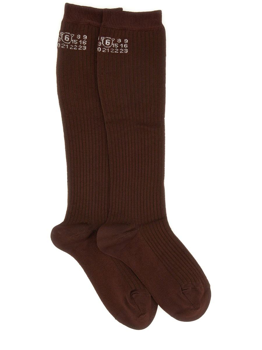 MM6 Maison Margiela High Socks