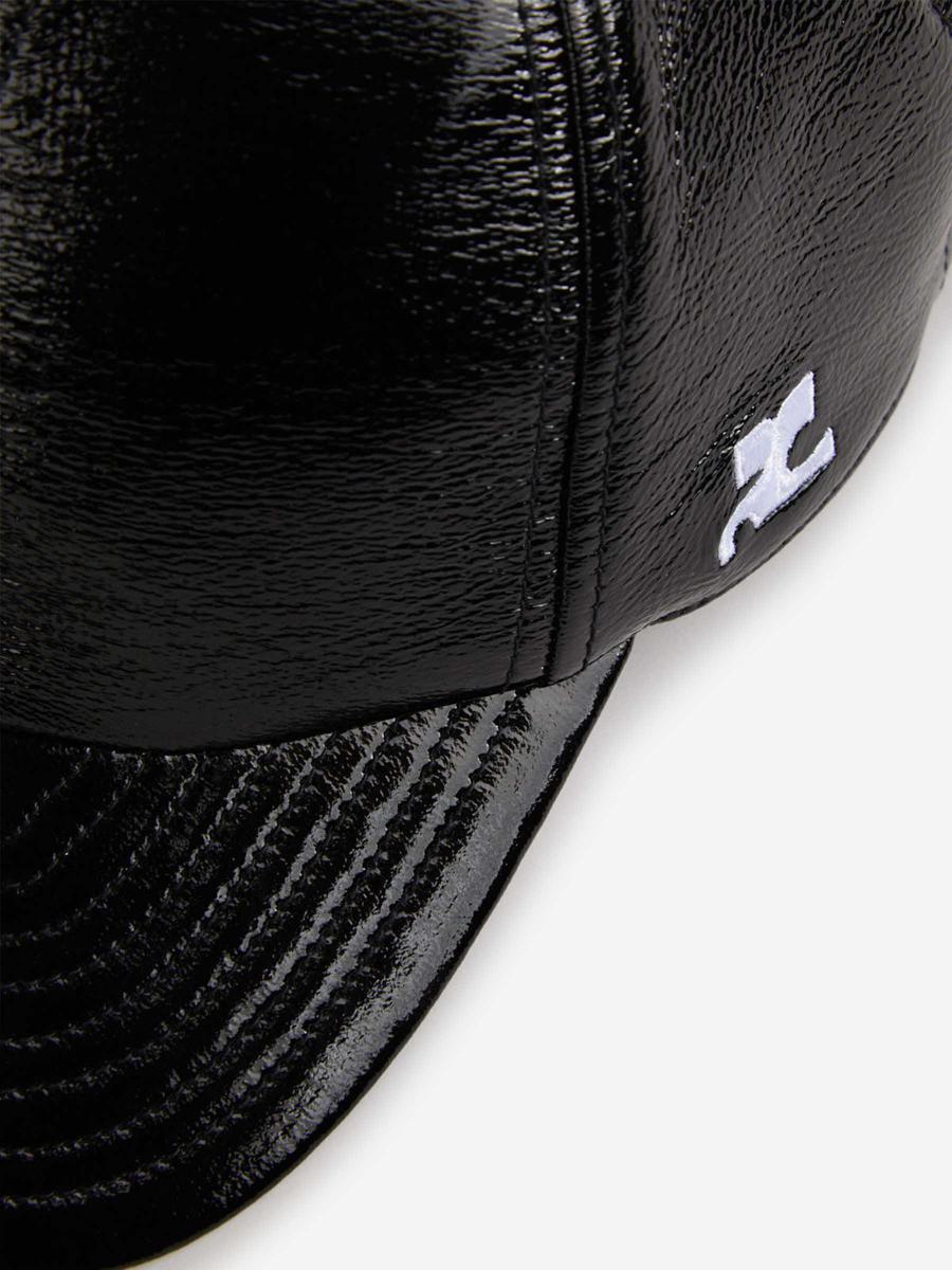 Courrèges Patent Logo Cap