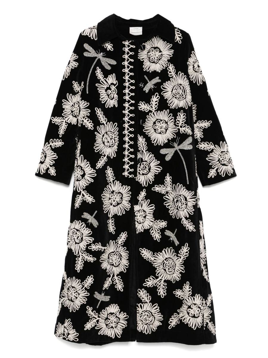 Forte_Forte Embroidered Long Coat