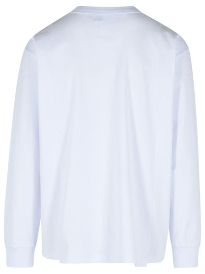 Sacai White Cotton T-Shirt