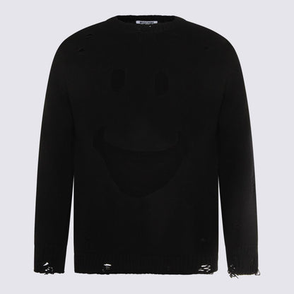 Moschino Black Wool Knitwear