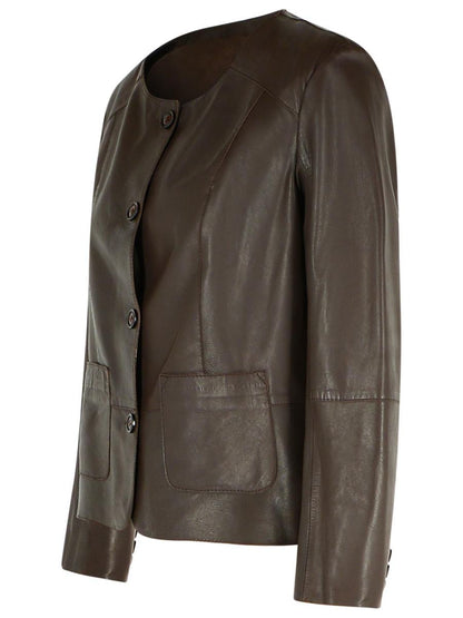 Bully Brown Leather Jacket