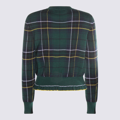 Alexander McQueen Dark Green Wool Knitwear