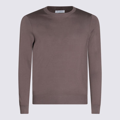 Malo Brown Cotton Knitwear