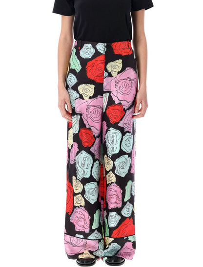 Marni Orion Print Palazzo Trousers
