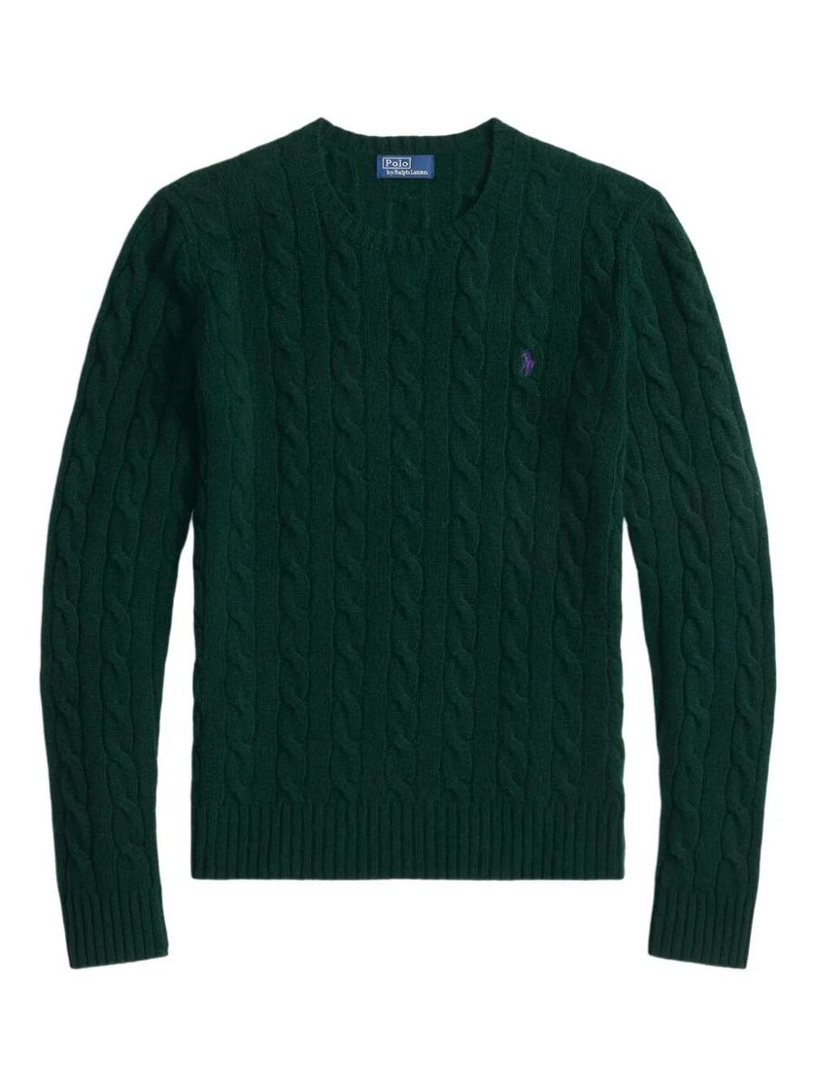 Polo Ralph Lauren Cable Wool And Cashmere Crewneck Jumper Clothing