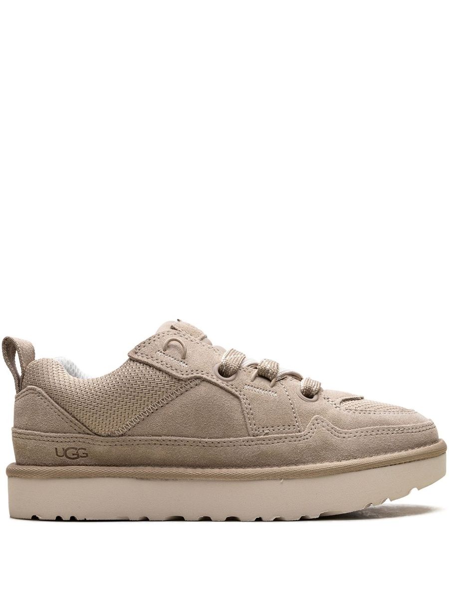 Ugg 'Lowlel' Beige Suede Sneakers