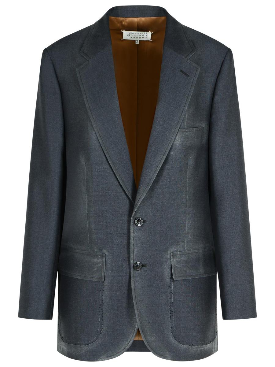 Maison Margiela Anthracite Wool Blend Blazer