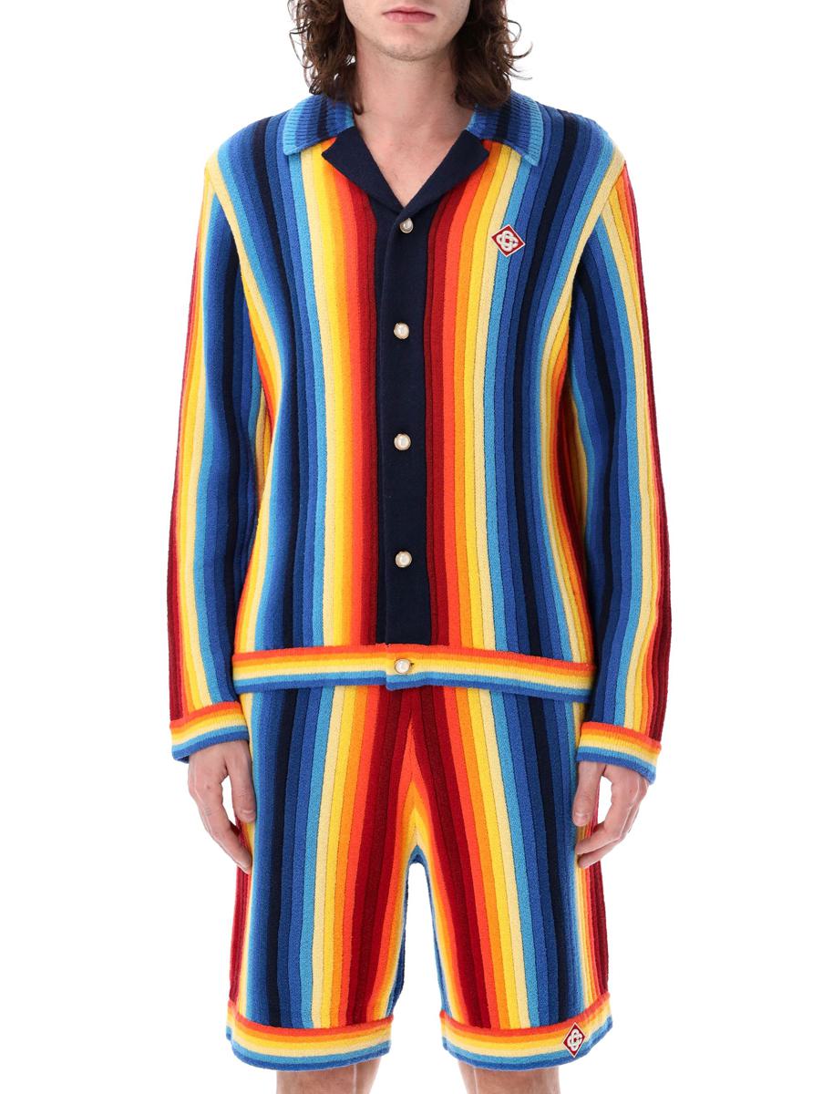 Casablanca Gradient Towelling Effect Jacket