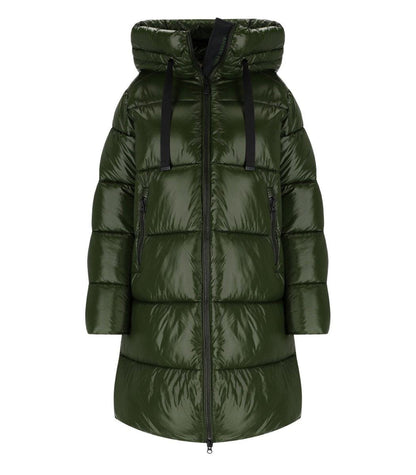 Save The Duck Isabel Green Hooded Padded Coat