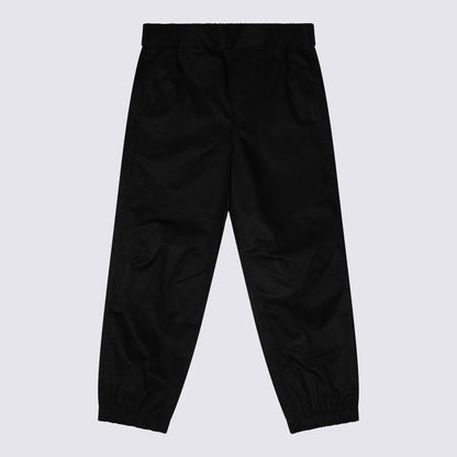 Burberry Kids Black Cotton Pants