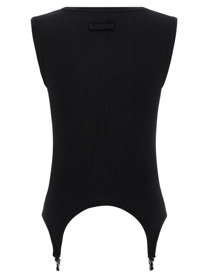 Jean Paul Gaultier 'The Black Garter' Tank Top