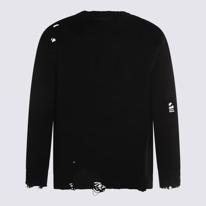 Moschino Black Wool Knitwear