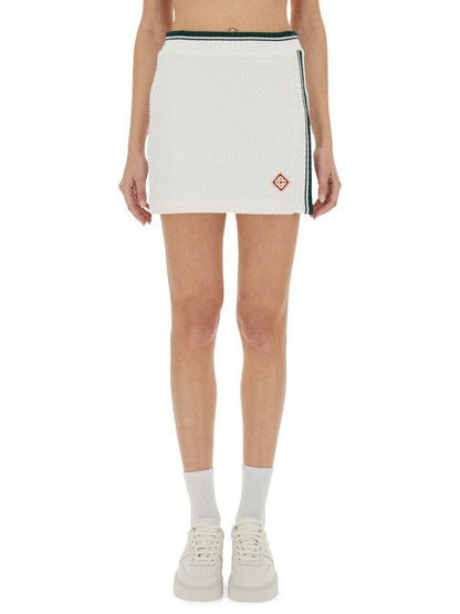 Casablanca Knit Miniskirt
