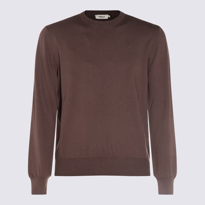 Altea Brown Cotton Knitwear
