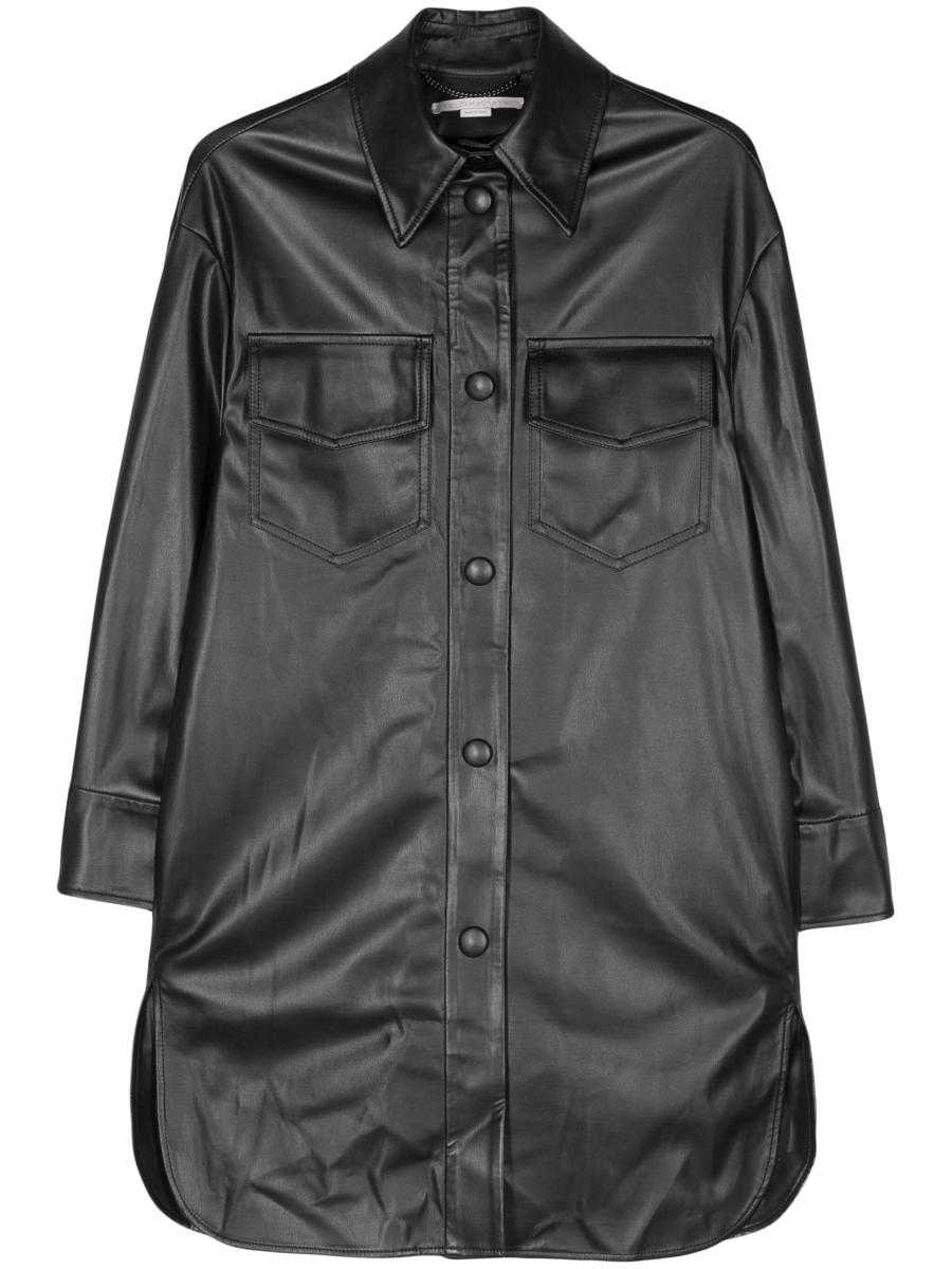 Stella McCartney Faux-Leather Overshirt