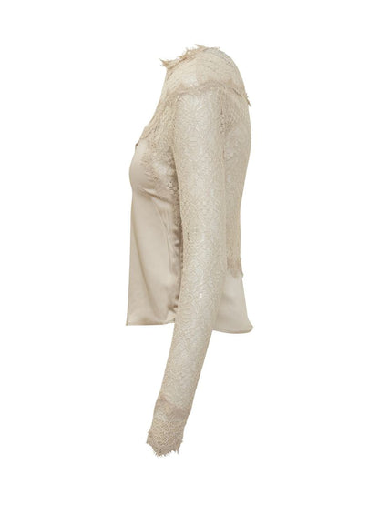Isabel Marant Isabel Marant Lace Top With Long Sleeves
