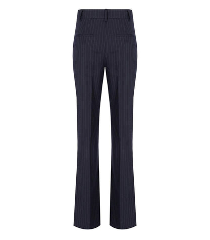 Essentiel Antwerp Invade Navy Blue Flared Pants