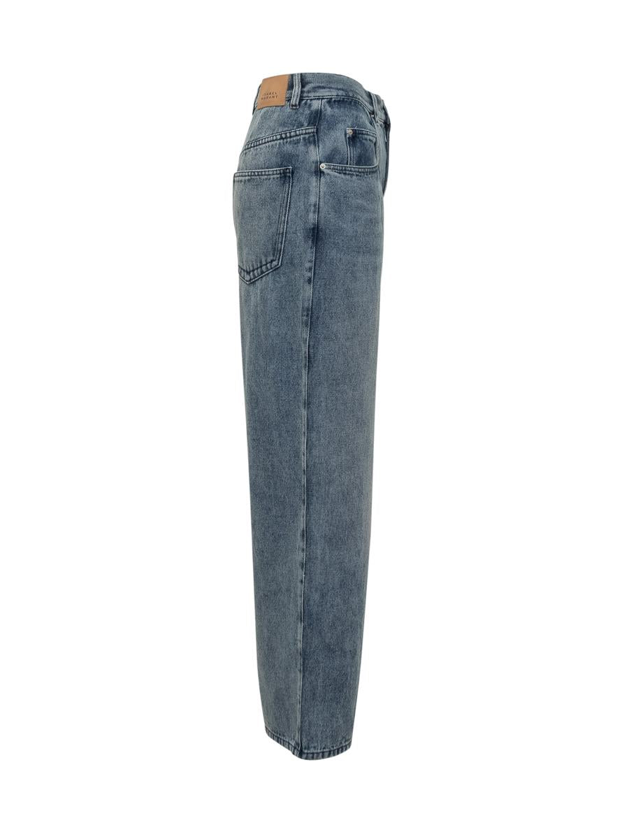 Isabel Marant Isabel Marant High-Waisted Straight Blue Jeans