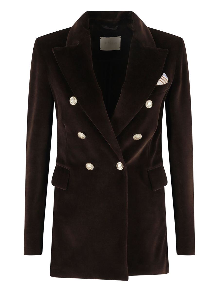 Circolo 1901 Cotton Double-Breasted Jacket