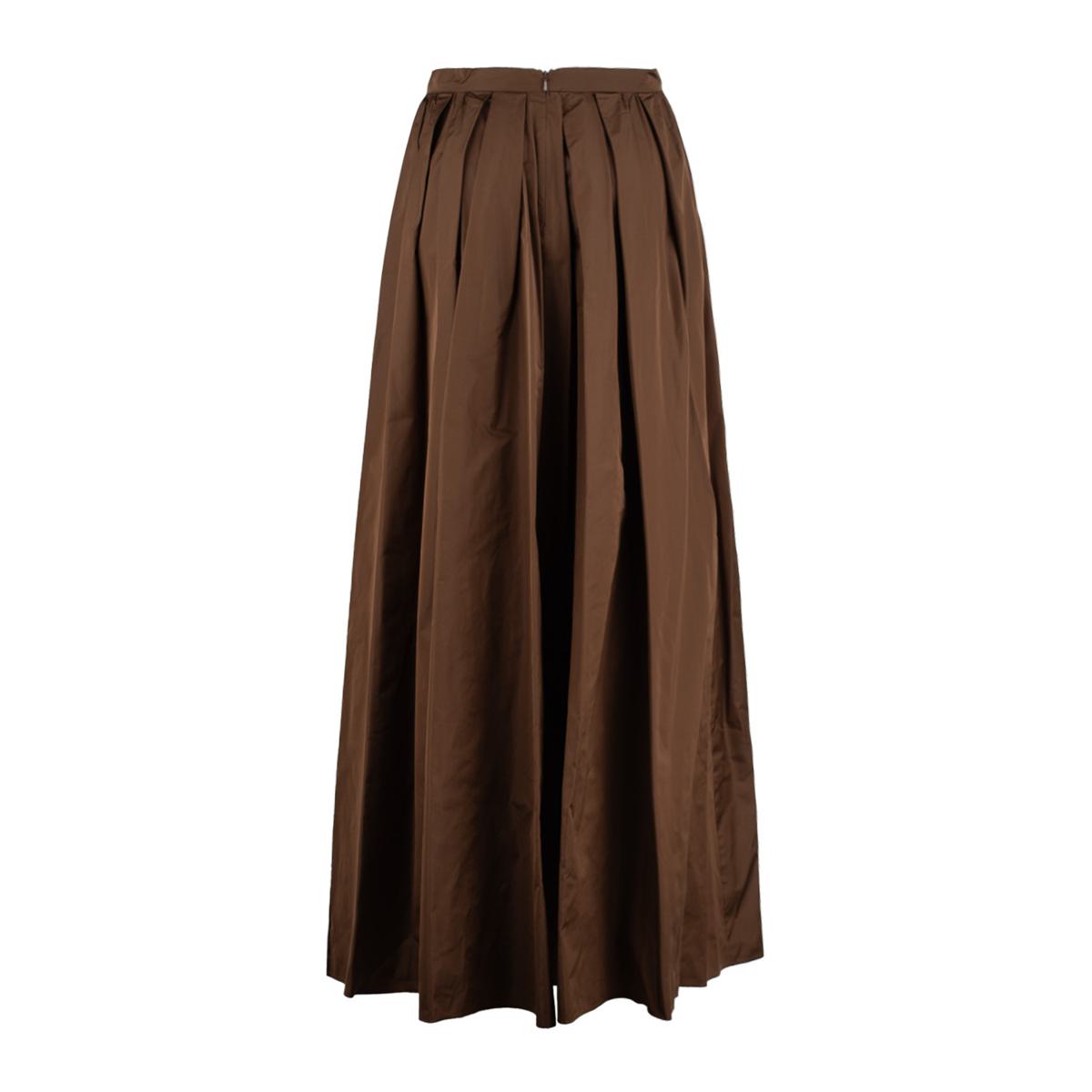 Max Mara Silk Taffeta Long Skirt