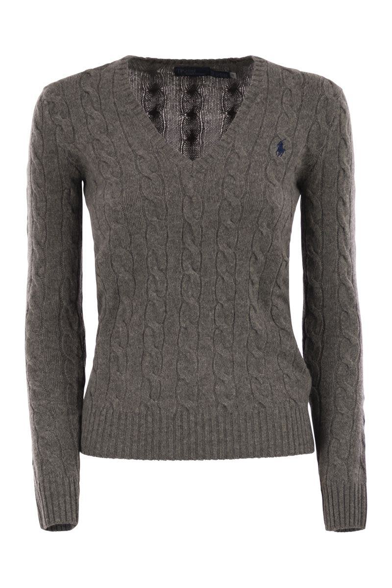 Polo Ralph Lauren Wool And Cashmere Cable Knit Jumper