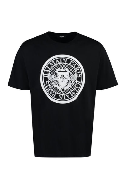 Balmain Cotton Crew-Neck T-Shirt