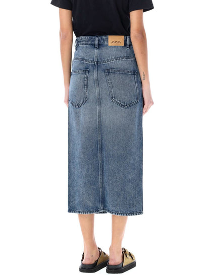 Isabel Marant Étoile Tilaura Midi Denim Skirt