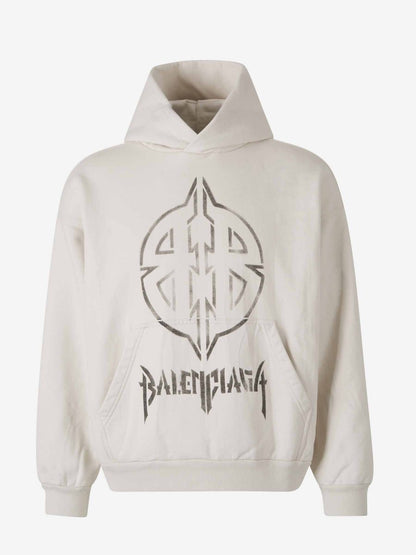 Balenciaga Metal Bb Logo Sweatshirt
