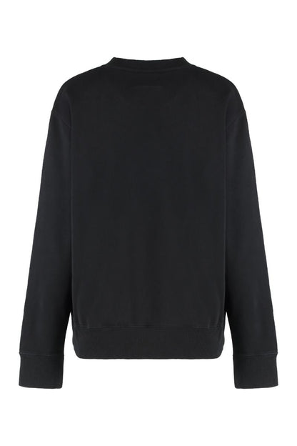 MM6 Maison Margiela Cotton Crew-Neck Sweatshirt