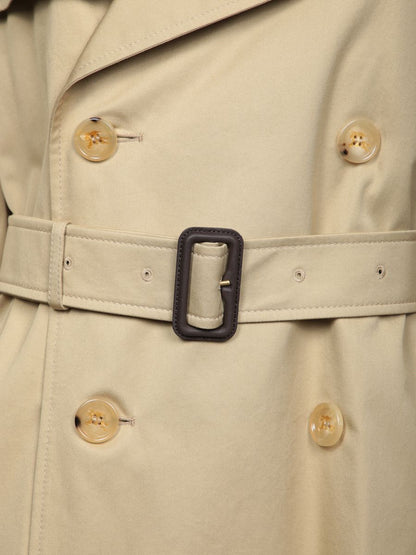 Burberry Beige Cotton Blend Trench Coat