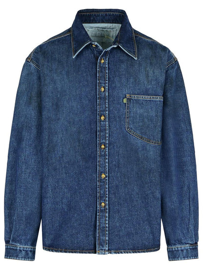 Erl 'Jeans' Blue Denim Jacket