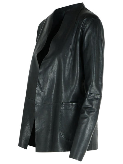 Bully Black Leather Jacket