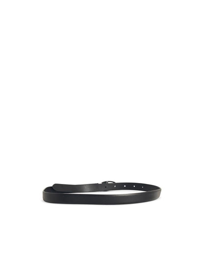Diesel 'B-1Dr Strass 20' Black Leather Belt