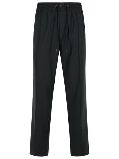 Dolce & Gabbana Black Wool Blend Pants