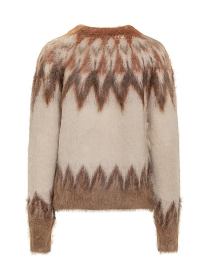 Isabel Marant Étoile Jacquard Sweater In Mohair Marant Étoile