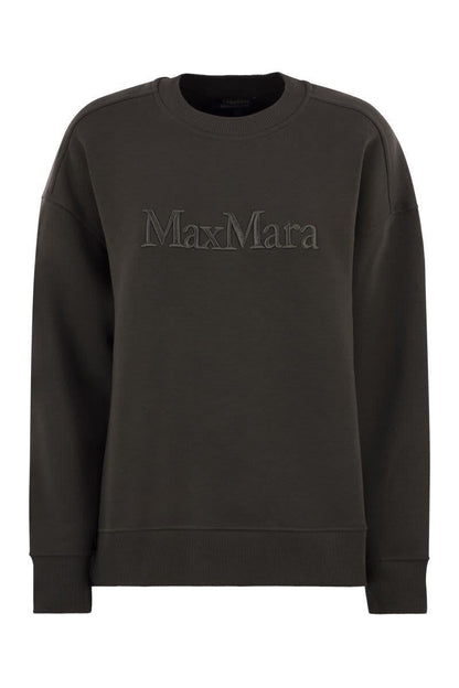 'S Max Mara Monza - Cotton Sweatshirt With Logo
