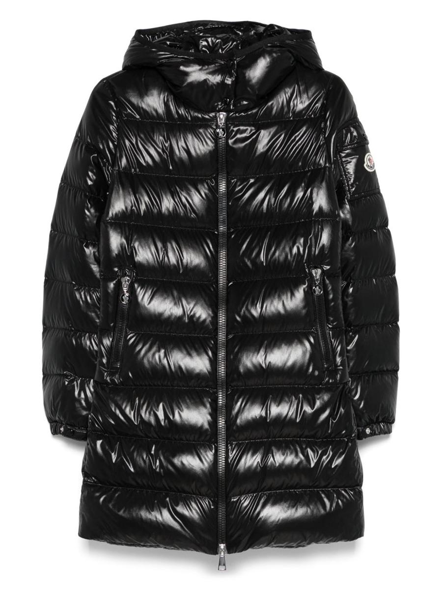 Moncler Black 'Courcelles' Long Down Jacket