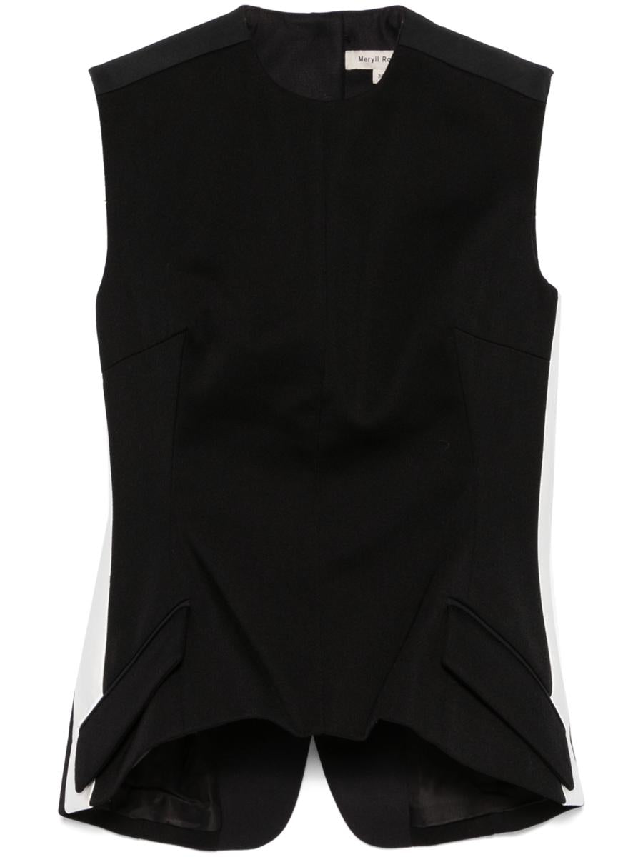 Meryll Rogge Twill-Weave Vest