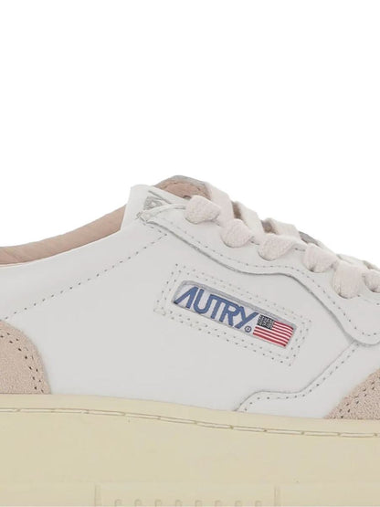 Autry "Medalist Low" Suede Sneakers Shoes