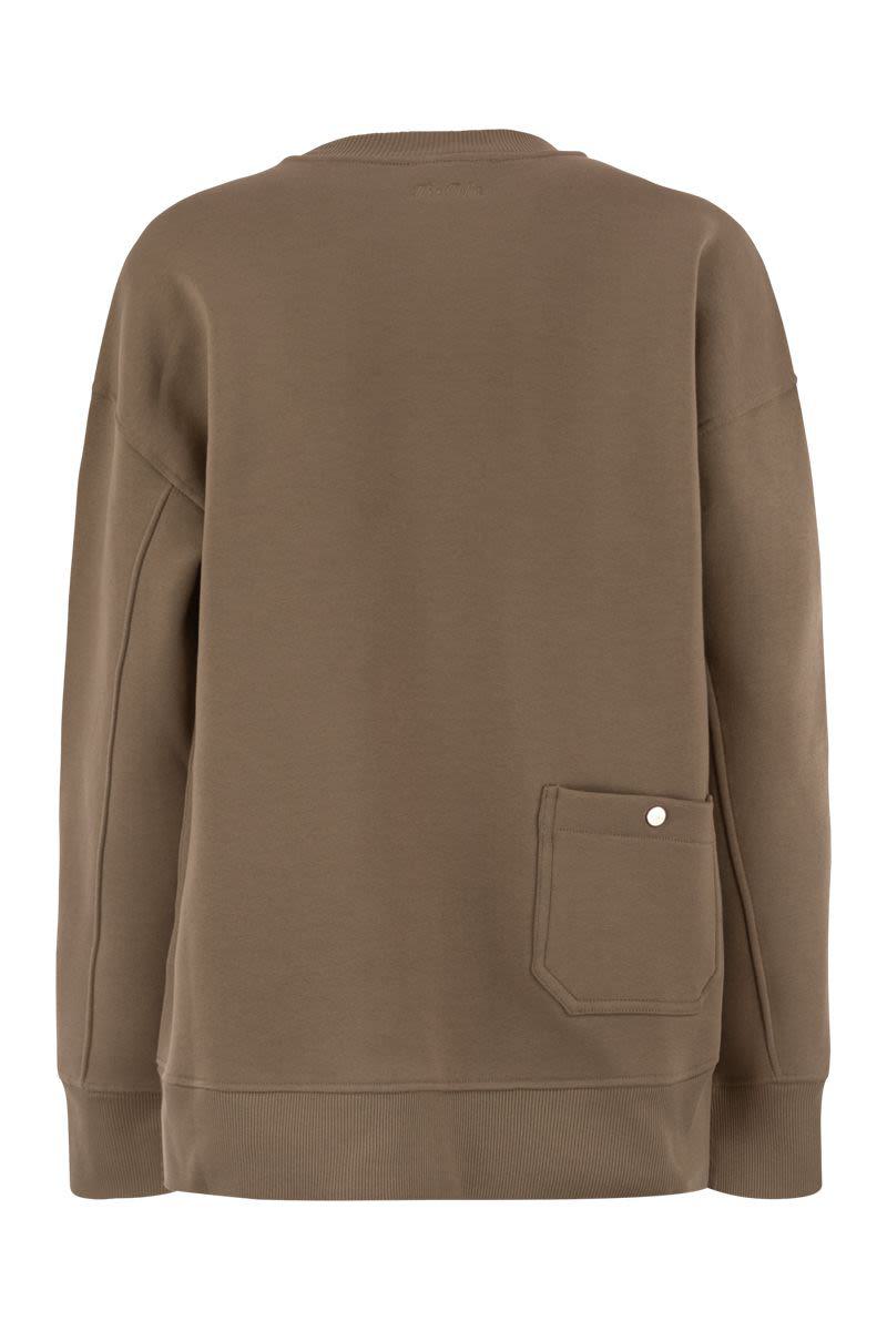 'S Max Mara Monza - Cotton Sweatshirt With Logo